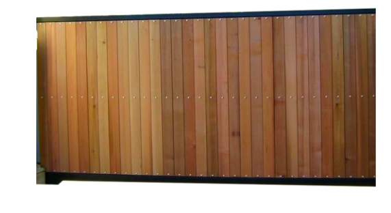 Sliding Gate - Wood Panelled